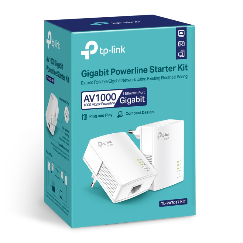 Kit Adaptador Powerline Gigabit Ethernet/ Tecnologia HomePlug AV2 / Puertos 1000Mbps / Plug and Play / hasta 300 M dentro de casa / 1 Puerto 10/100/1000 Mbps / Tamaño ultra compacto image 12